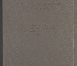 Lavori del lago di Nemi. Seconda di copertina