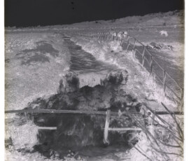 Il deflusso dell'acqua lungo il canale in Valle Ariccia