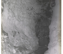 Il deflusso dell'acqua lungo il canale in Valle Ariccia