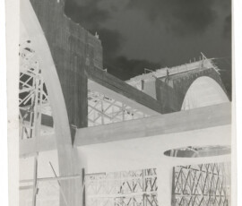 Struttura del museo in costruzione