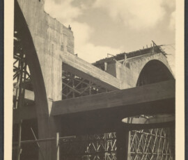 Struttura del museo in costruzione
