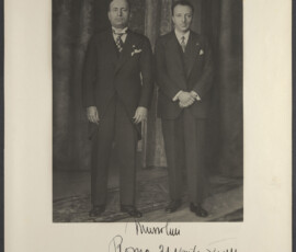 Benito Mussolini e Guido Ucelli