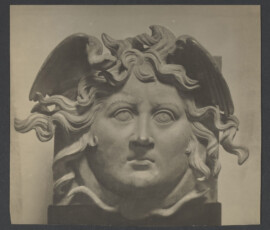 Testa di medusa in bronzo appartenuta alla prima nave