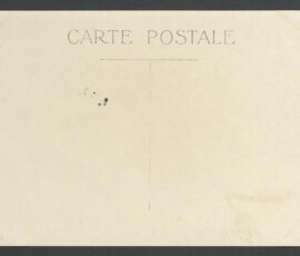 Retro della cartolina postale