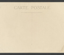 Retro della cartolina postale