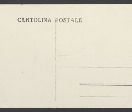 Retro della cartolina postale