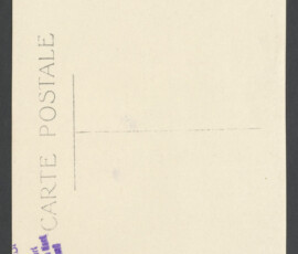 Retro della cartolina postale